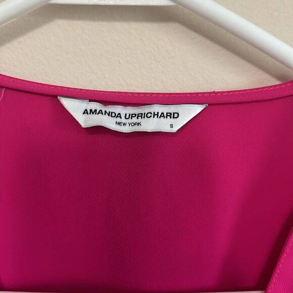 NWOT Amanda Uprichard Smocked Design Top - Picture 2 of 7